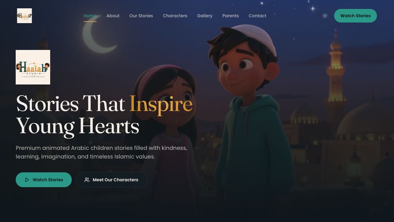 Haalah Studio website preview